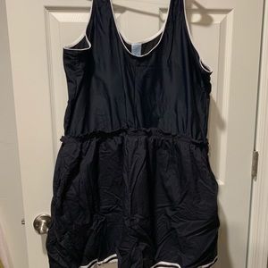 Plus size swimsuit romper